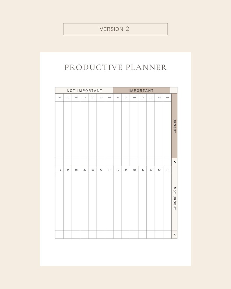 Eisenhower Productive Planner, Task Organizer to Help Organize ...