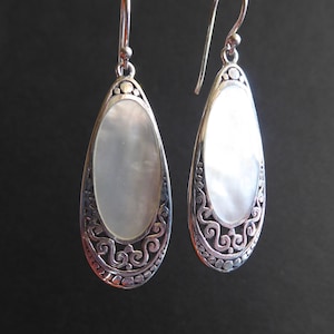 Mother of pearl earrings