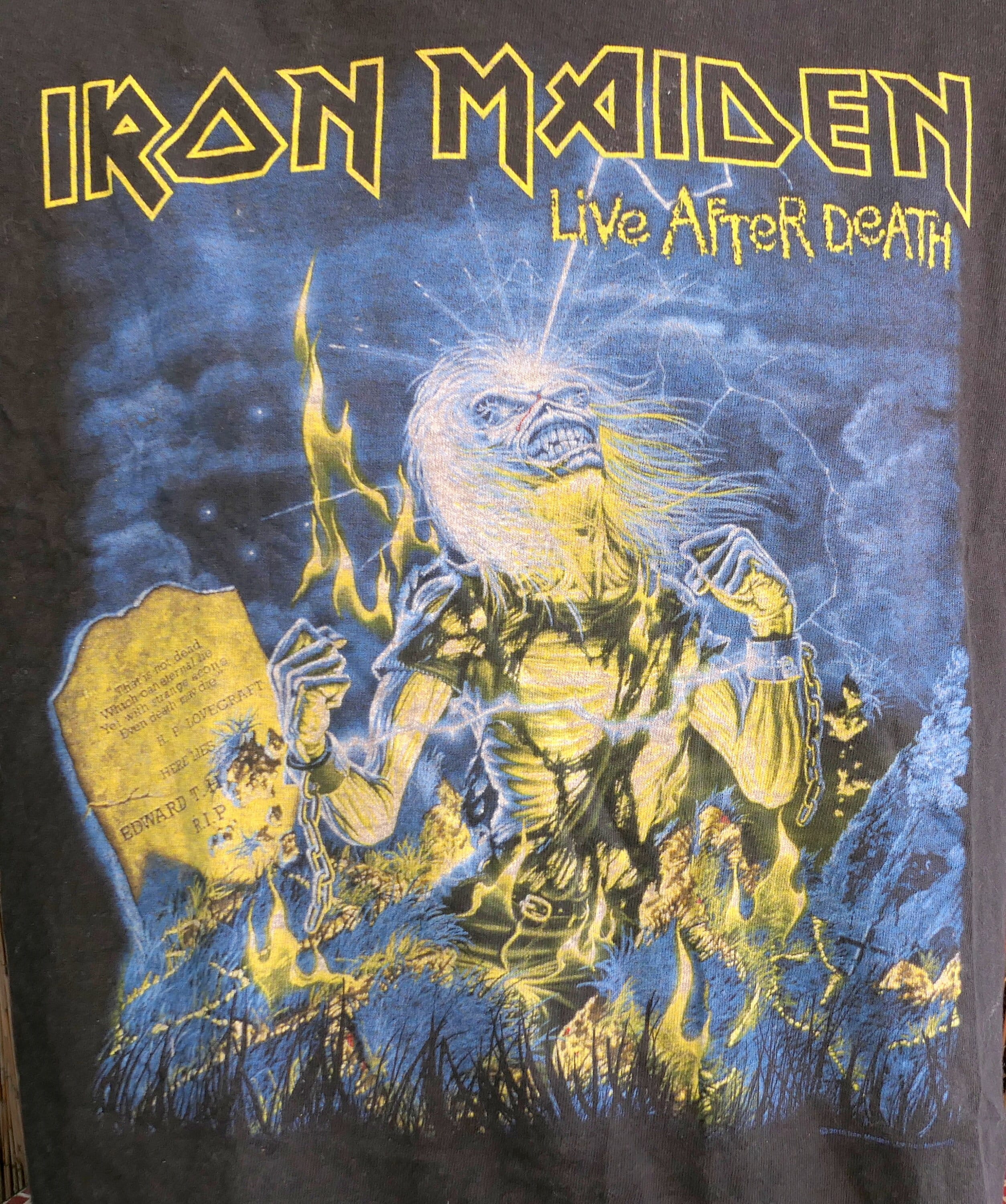 Iron Maiden T-Shirt Ufficiale Two Minutes To Midnight – Legacy Of The Beast – Nero - 4