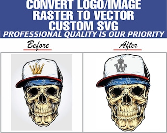 Image to Vector Conversion, Custom SVG Design