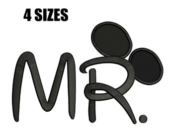 Mr Embroidery Design, Wedding Gift (Digital File)