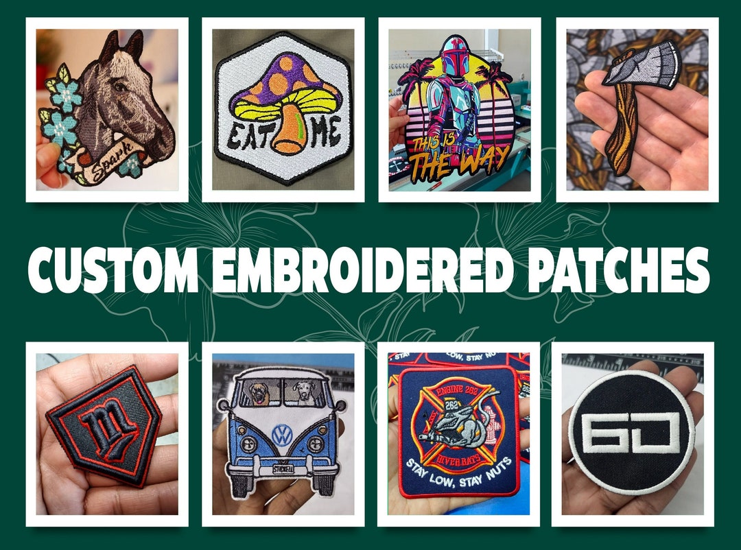 Custom Patches Custom Embroidery Patches Embroidery Patches - Etsy
