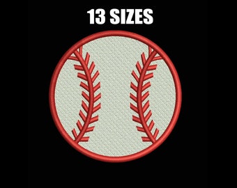 Baseball Embroidery Design (Instant Download)