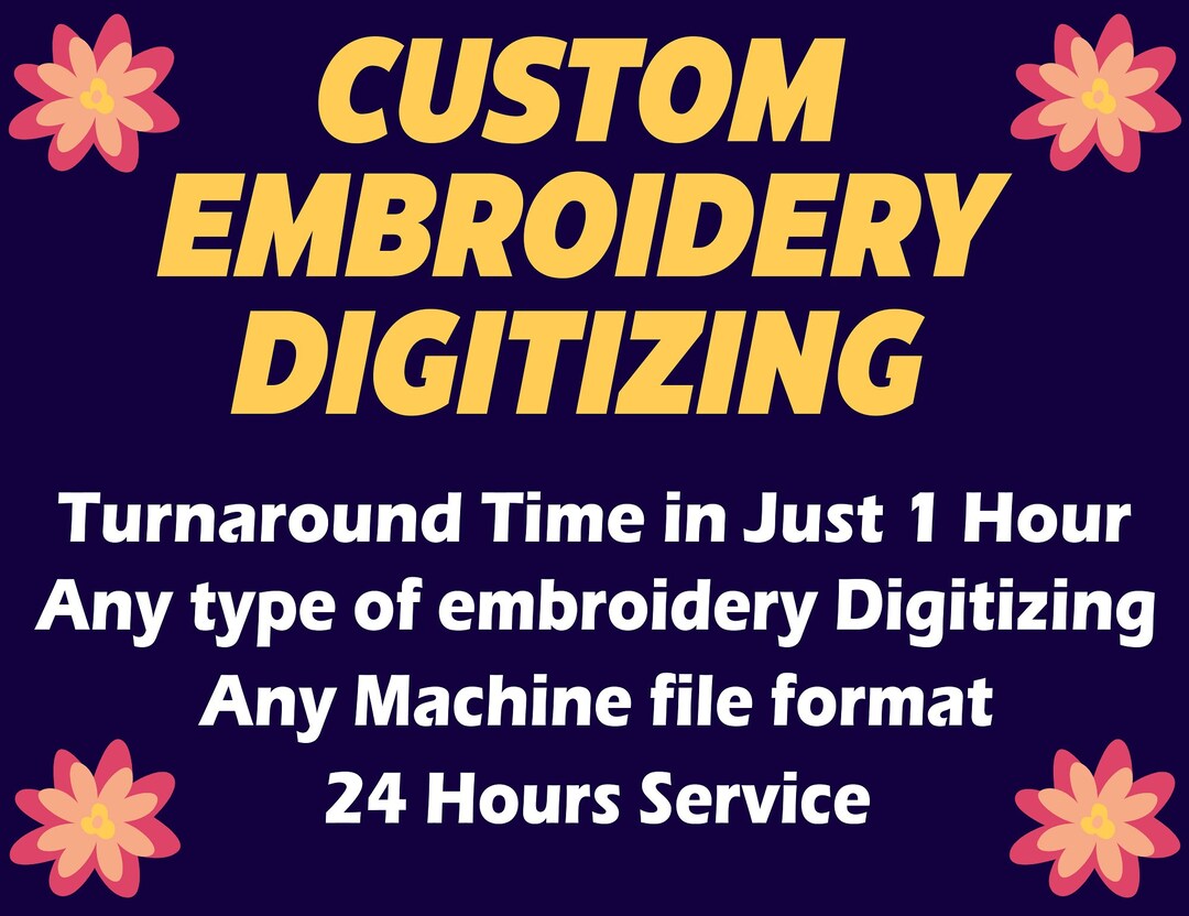 Custom Embroidery Digitizing Embroidery Digitizing Service Image