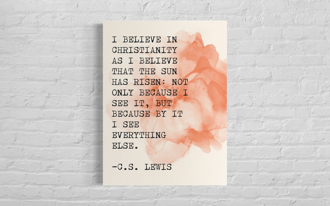 C.S. Lewis Quote Abstract Digital Download Printable Gift Wall Decor - Etsy