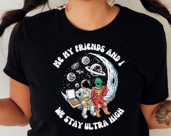 My Friends n I Griz Shirt, Griz inspired tee, trippy hippie tee, rave wear shirt, festival shirt, trance shirt, techno inspired cotton tee