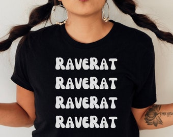 Rave Rat Festival Graphic Tee, Retro Inspired Rave tee, EDM Festival Shirt, Rave Clothes for Women, EDM Clothing for Ravers, House Music,