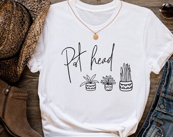 Pot Head Plant Mom Shirt, Plant lover shirt, Crazy Plant Lady, Cactus Shirt, Plant Lover shirt, Gift for plant mom, Plant Lover gift, cactus