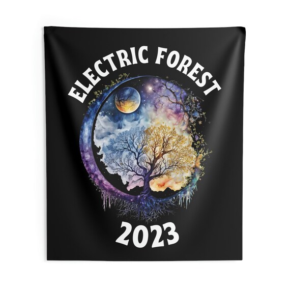 Electric Forest 2023 Tapestry, Electric Forest 2023 Merch, EDM 