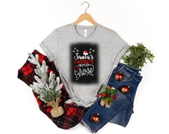 Nicu Nurse Christmas shirt, nicu Christmas gift, nicu Christmas, gift for nurse, nicu gift for her, Santa's favorite nicu nurse, nicu tee