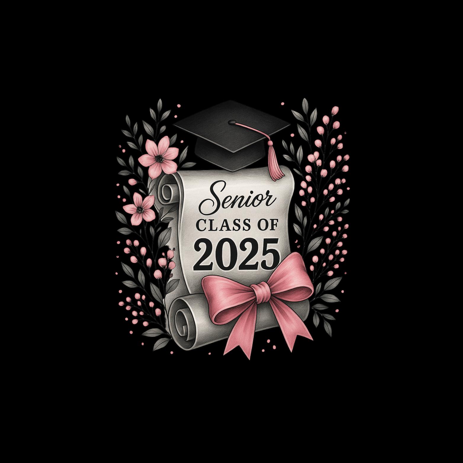 Class Of 2025 Graduation Tumbler Wrap PNG | 20 oz Skinny Sublimation ...