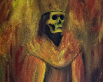 King In Yellow IX - original oil painting - direct from artist