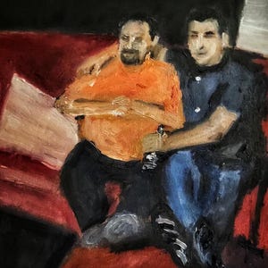 Mike y Rich, Red Letter Media: impresión artística original de 8 x 10 pulgadas, directamente del artista