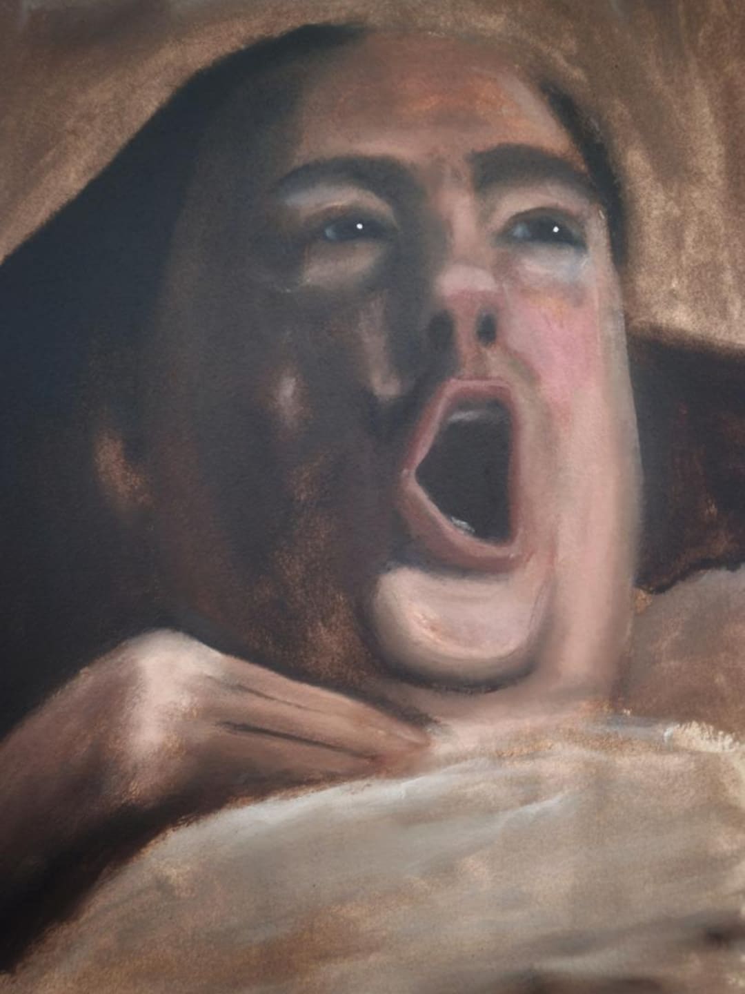 Carmela, Shut the Door! (tony Soprano) - Original Art Print