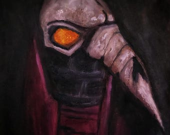 Pathologic Executor - original oil painting - direct from artist