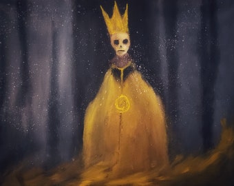 The King In Yellow II - 8x10" original artwork print - direct from artist