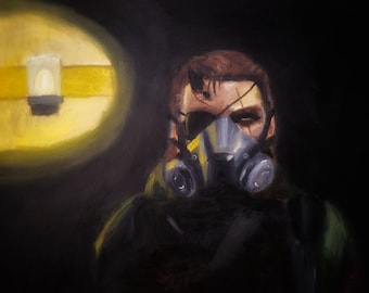 MGSV Punished Venom Snake - original artwork print - direct from artist