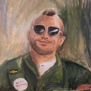 Travis Bickle, Taxi Driver - original oil plainting - direct from artist
