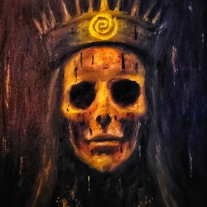Rey de amarillo VII - obra de arte original - directamente del artista