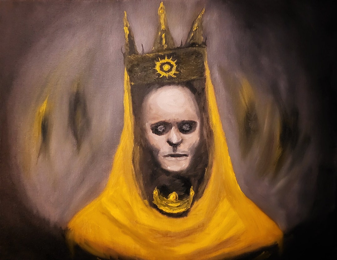 King in Yellow IV Original Artwork Direct From Artist Etsy