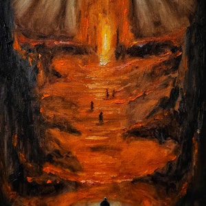 Inferno - original artwork print - direct from artist