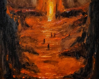 Inferno - original artwork print - direct from artist
