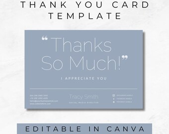 Editable, I Appreciate You Card | Printable for Clients, Staff and Employees | MM005