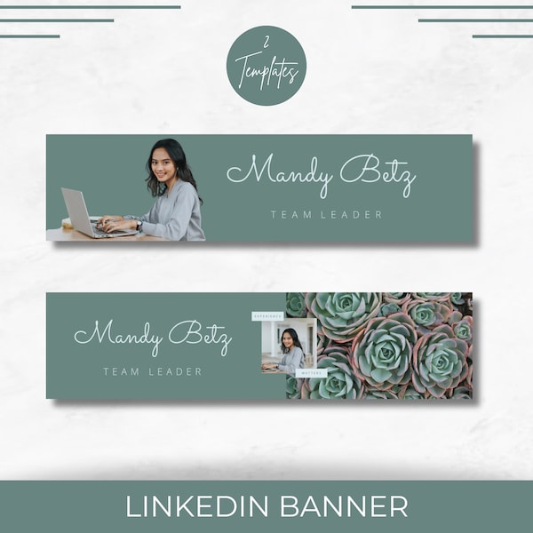 Business LinkedIn Banner | Canva LinkedIn | LinkedIn Background Banner Template | LinkedIn Banner | LinkedIn Profile | Editable | MM008