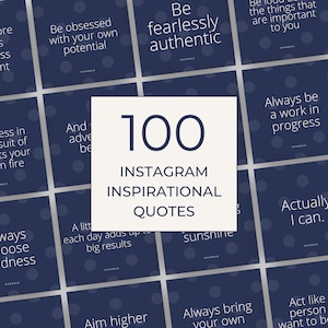 Citations inspirantes pour Instagram | Booster d&#39;engagement | Publications sur les réseaux sociaux | Contenu Instagram | Offre groupée de devis | Citations positives | MM007