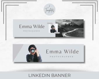 Personal Branding | LinkedIn Profile Development | Header Template | LinkedIn Banner | Canva Template | Professional Banner | MM002