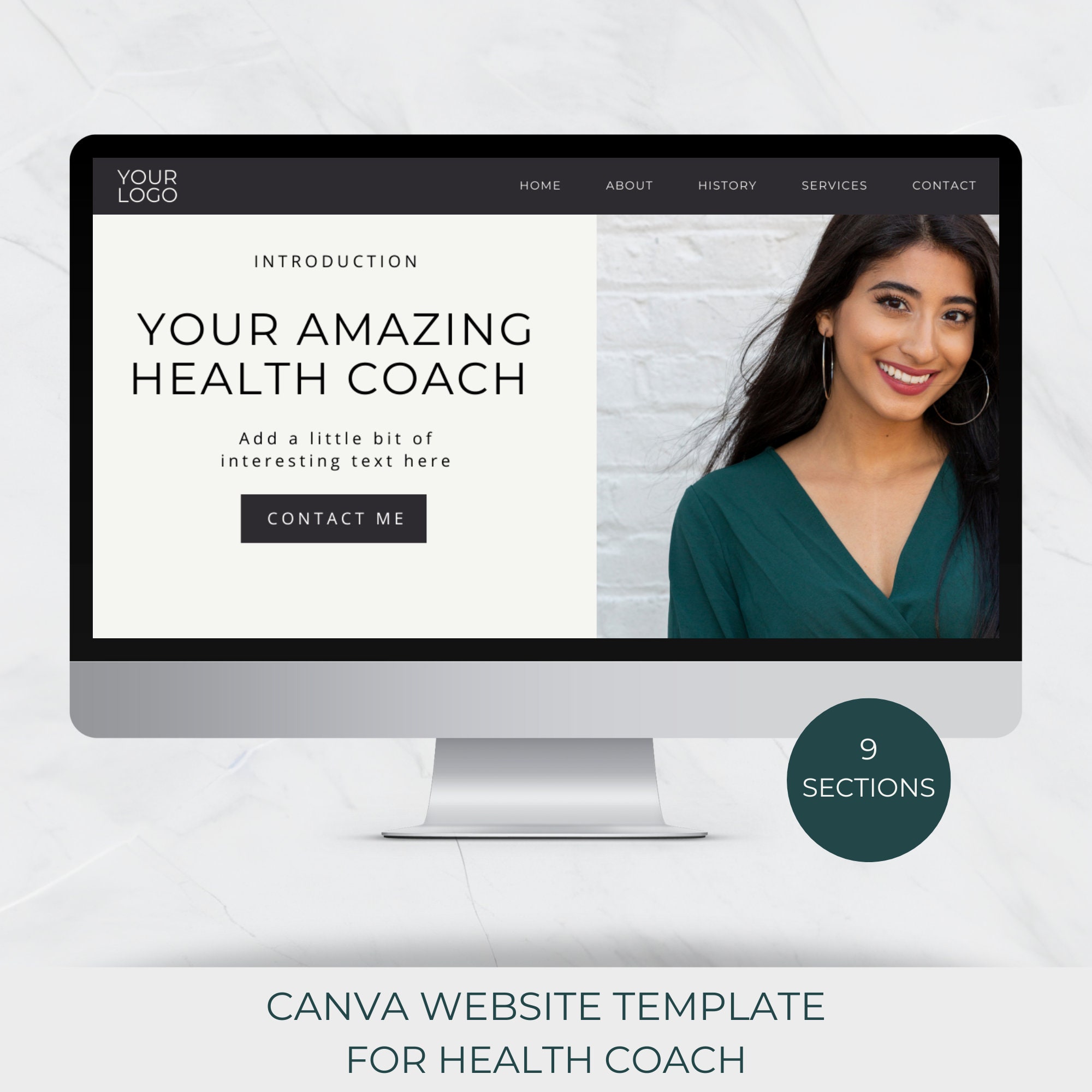 Health Coach Website Templates Health and Wellness Canva Web Template Health Coach Website Templates Health and Wellness Canva Web Template