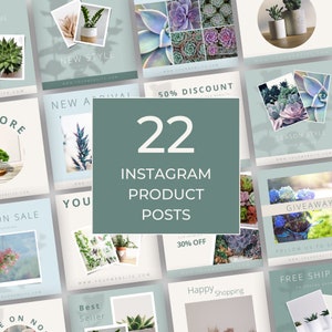 Canva Templates | Canva Designs | Green Instagram Posts | Social Media Templates | Green Instagram Templates | Instagram Business | MM008