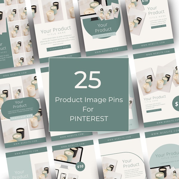Pinterest Pin Vorlagen | Pinterest Management | Virale Pins | Anpassbare Pin-Vorlagen | Pinterest Design | Produkt Pins | MM008
