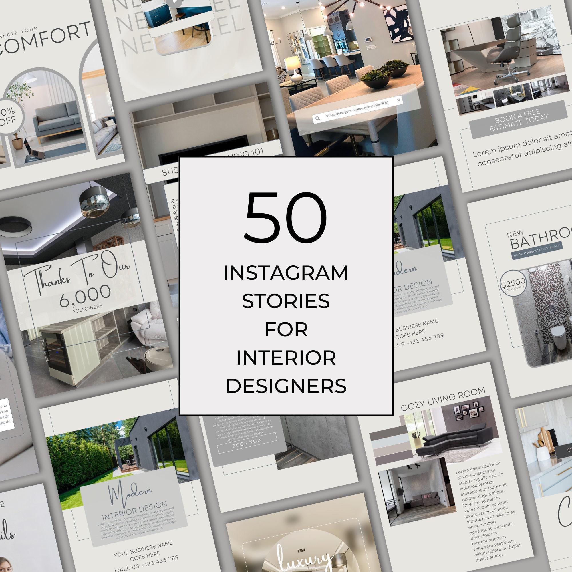 Interior Decorating Service, Interior Designer Instagram Stories ...