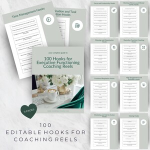 100 Hooks for Executive Functioning Coaching Reels