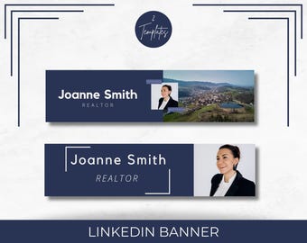 Professional LinkedIn Banner Template: Personal Branding Header (Digital Download) MM007