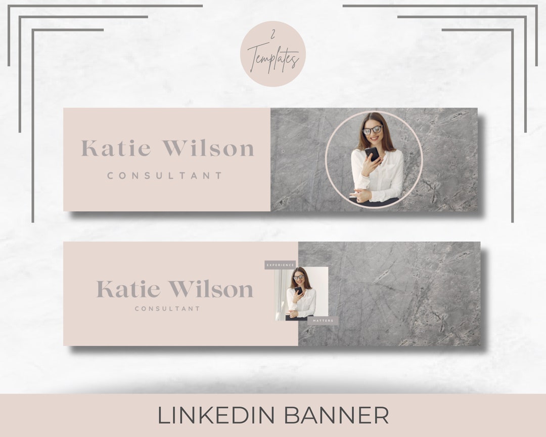 Linkedin Background Banner Template | Editable Social Media Banner ...