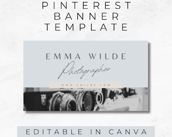 Pinterest Banner | Pinterest Profil | Pinterest Marketing | Kleinunternehmen | Canva Vorlagen | Pinterest Vorlagen | Brandmal | MM002