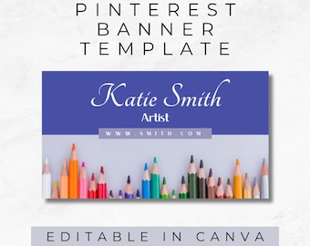 Pinterest Banner | Pinterest Vorlage | Pinterest Blogger | Digitaler Download | Canva Pinterest Vorlage | Pinterest Branding | MM11