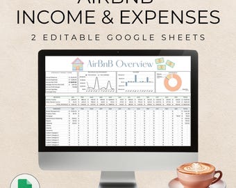 Airbnb Income and Expense Tracker: Google Sheets Template