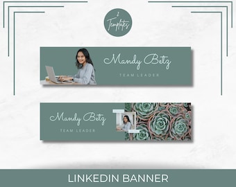 Business LinkedIn Banner | Canva LinkedIn | LinkedIn Background Banner Template | LinkedIn Banner | LinkedIn Profile | Editable | MM008