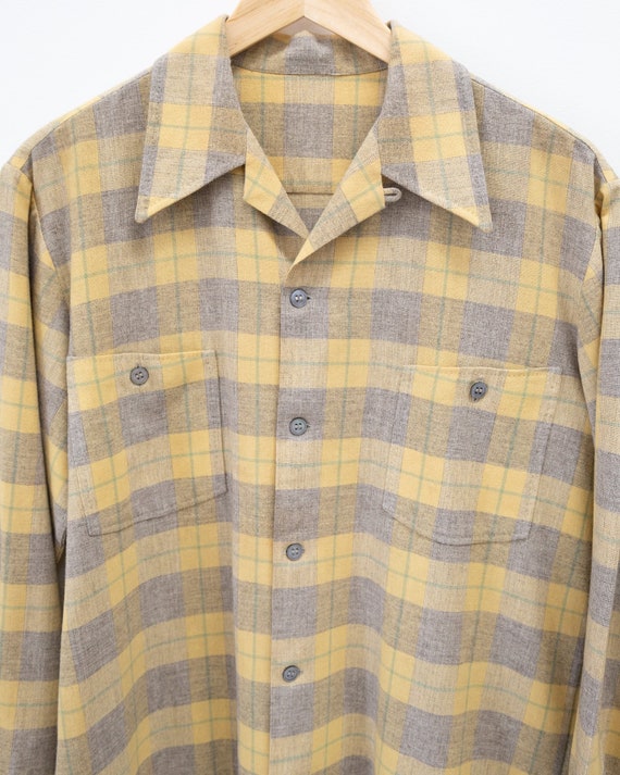 1940's Design Pocket Open Collar Shirts - image 8