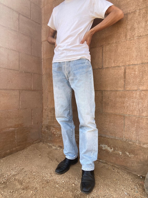 1980's Levi's 501 Selvedge w30 L30 Vintage RedLine