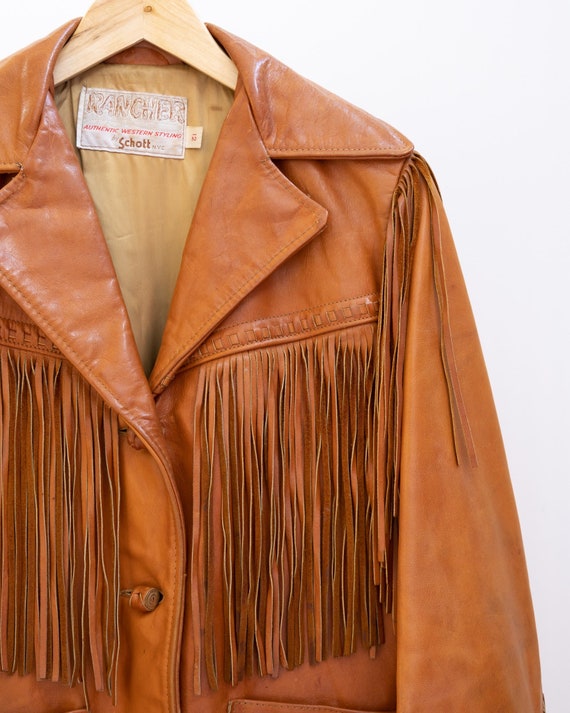 Schott Rancher Western Leather Jacket Gem