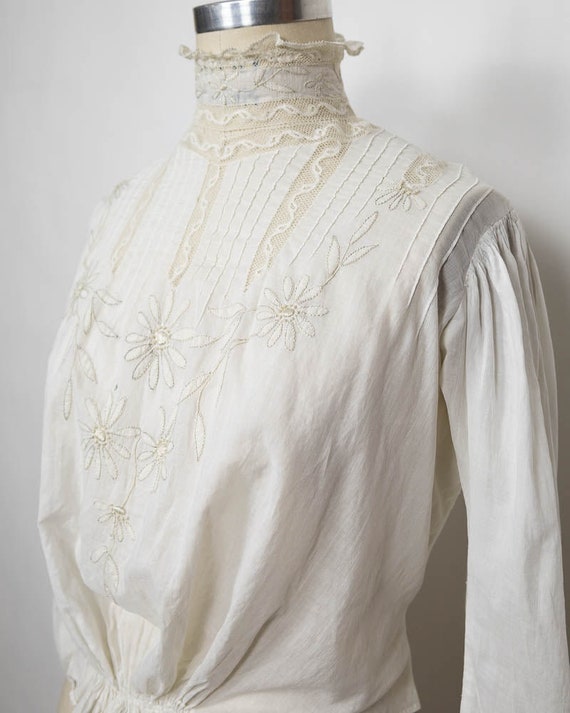 Edwardian Hand-sewn Blouse - image 5