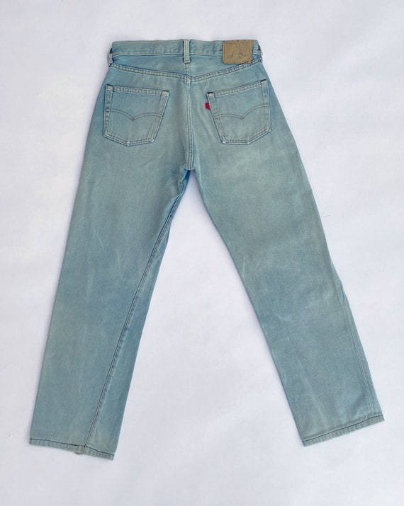 1980's Levi's 501 Selvedge w28 L28 Vintage Redlne… - image 6