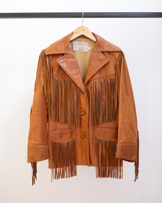 Schott Rancher Western Leather Jacket Gem