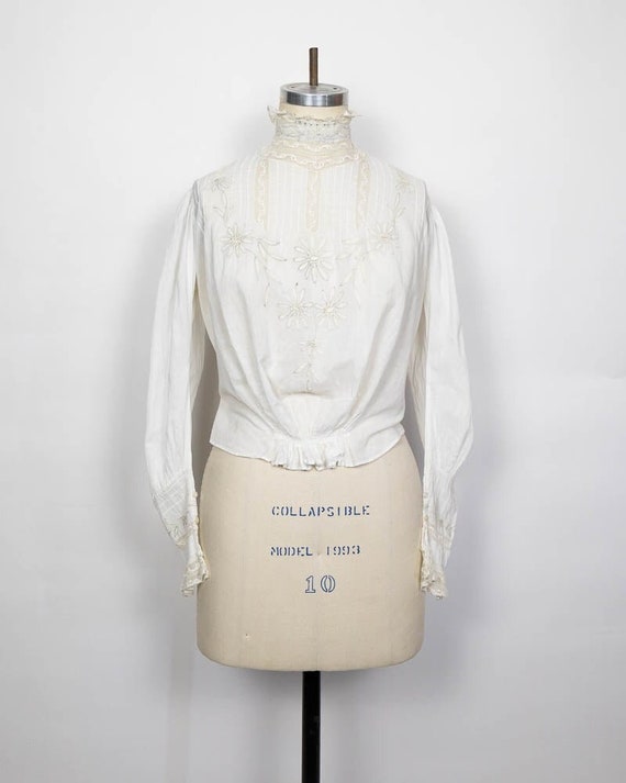 Edwardian Hand-sewn Blouse