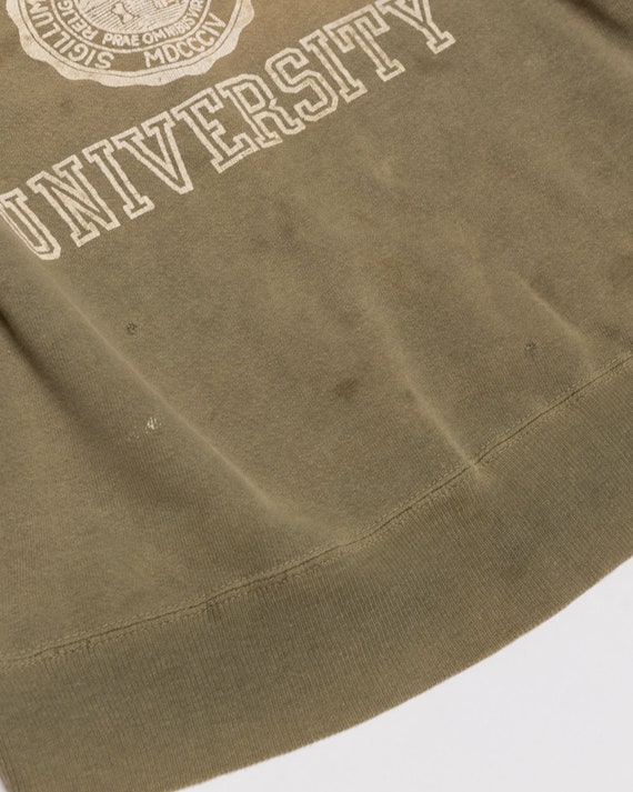 1960's Ohio University Faded Olive Sweatshirt - image 5