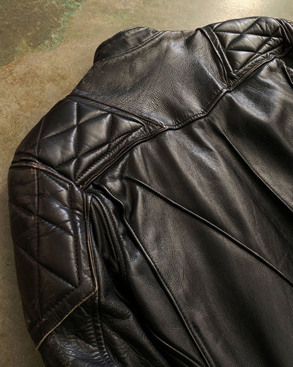 1960's Langlitz Leather Padded Jacket Cascade - Etsy